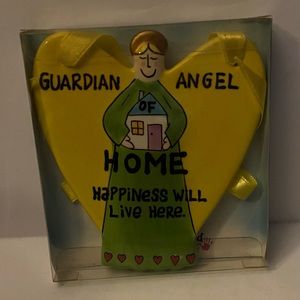 Our Name Is Mudd Angel/Heart Plaque